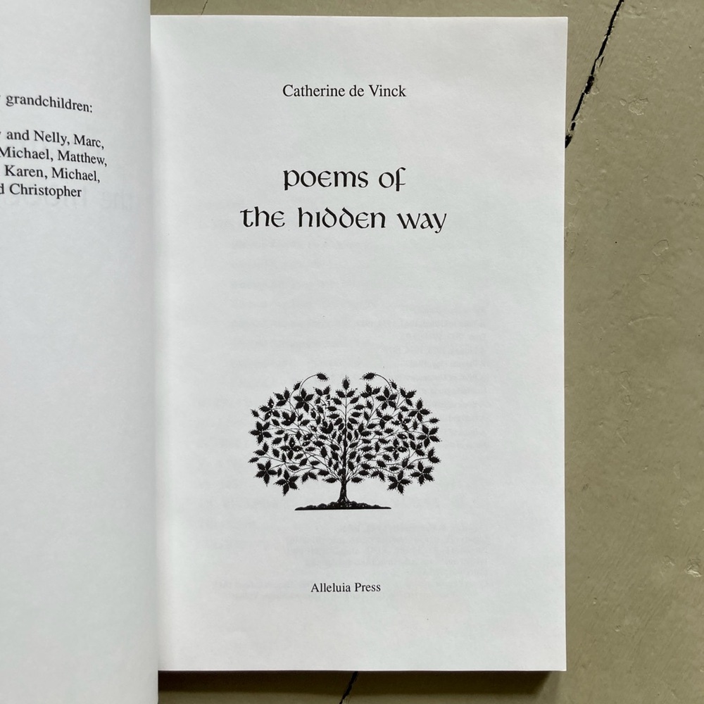 1991 Poems of the Hidden Way Benedictine Monks Beatitudes Monastic Peace Poetry